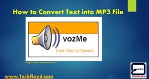 How to Convert Text into MP3 File