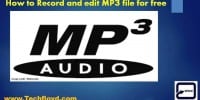 How to Record and edit MP3 file for free