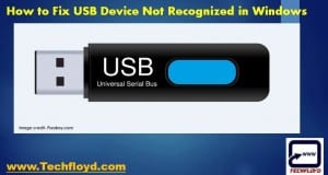 How to Fix USB Device Not Recognized in Windows