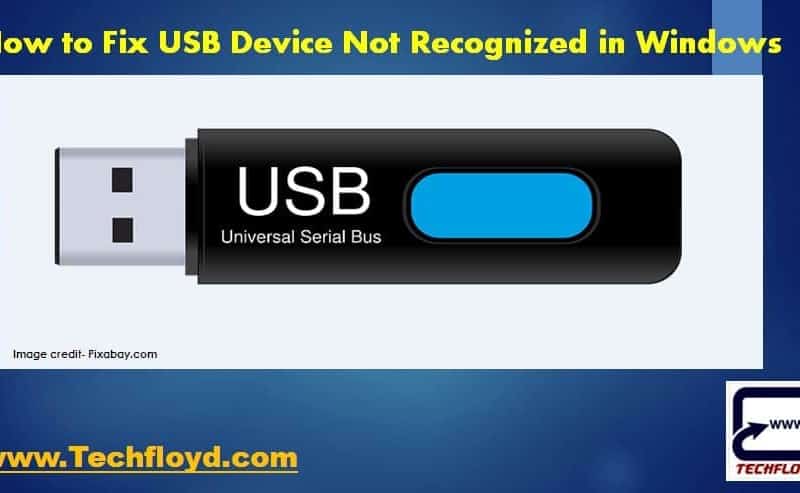 How to Fix USB Device Not Recognized in Windows