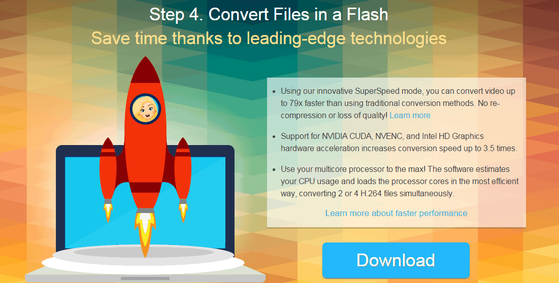  convert video using Movavi