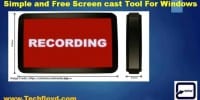 Simple and Free Screencast Tool For Windows