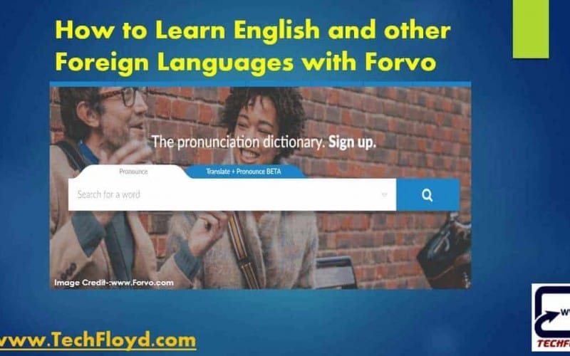 How to Learn English and other Foreign Languages with Forvo