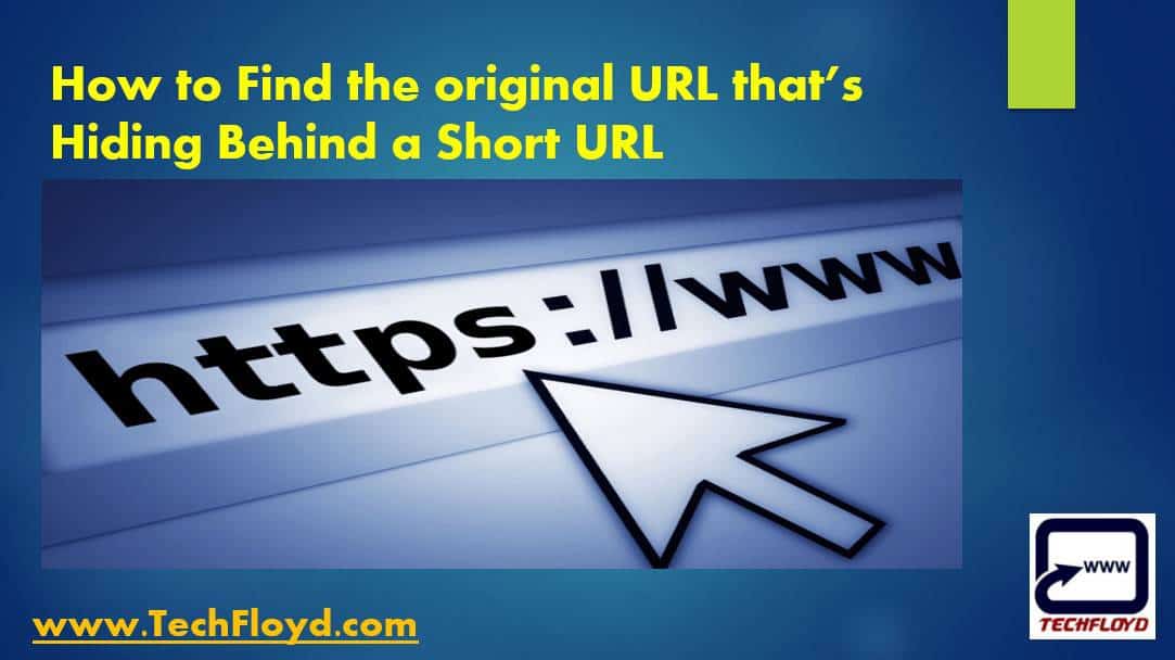 find original url hiding behind short url