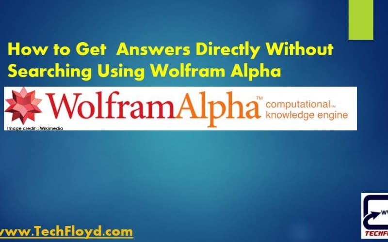 How to Get Answers Directly Without Searching Using Wolfram Alpha