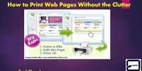 How to Print Web Pages Without the Clutter