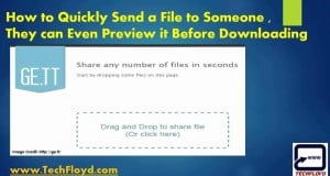 How to Quickly Send a File to Someone , They can Even Preview it Before Downloading