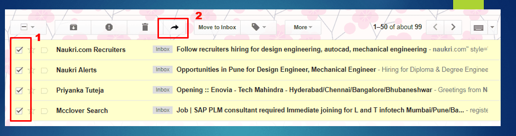 How to Forward Multiple Emails in Gmail 01