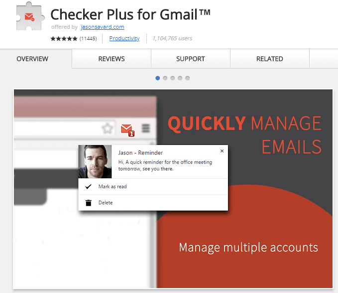 Checker Plus for Gmail 1