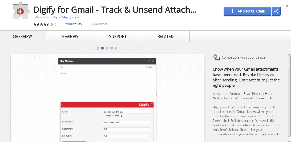 Digify for Gmail