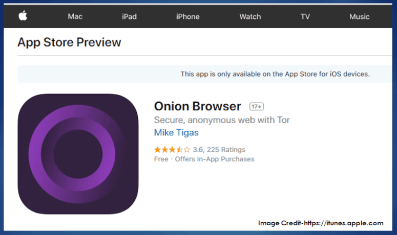 Onion Browser for iPhone user