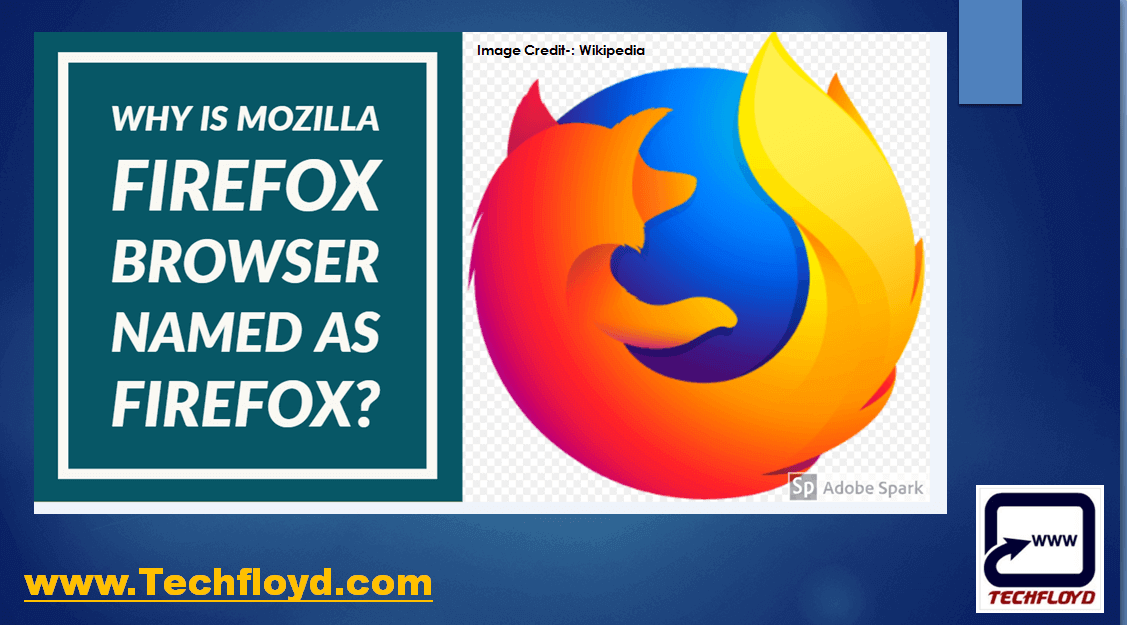 Why is Mozilla Firefox browser named as
