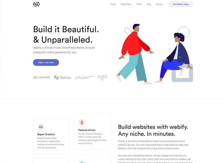 webify theme for marketers