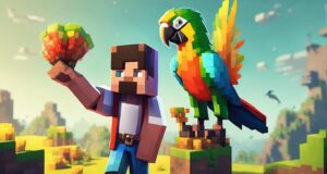 befriending parrots in minecraft