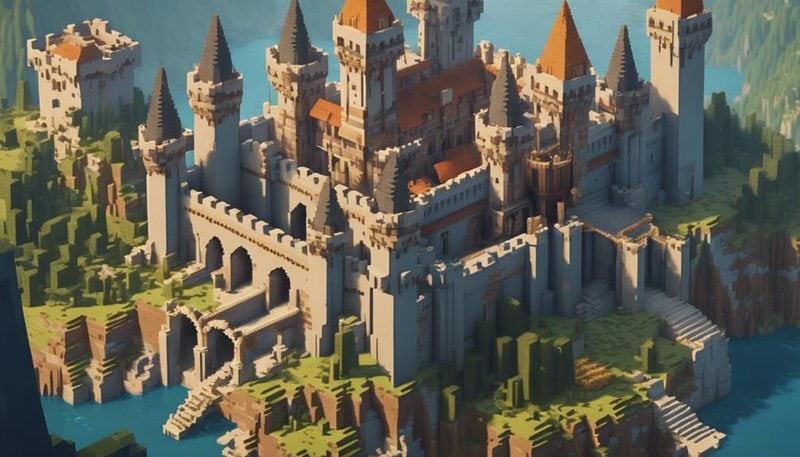 building dream castle minecraft