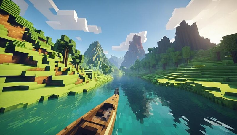 What's the Fastest Way to Zoom Around in Minecraft? exploring the world s waters